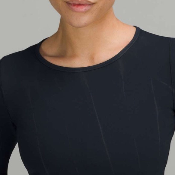 Lululemonn wunder train long sleeve cropped shirt size 4 - Picture 5 of 9